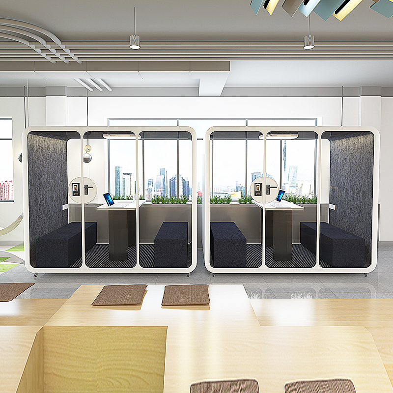 Indoor Prefabricated Office Pods Telephone Booth For Sale Furniture Phone Booth Portable Studio Office Pod Work Sound Proof