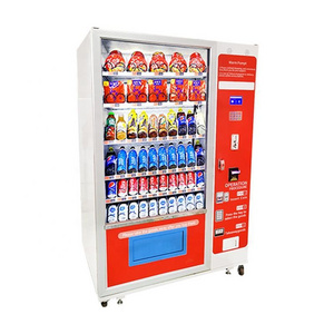 Refrigerated drink vending machine drink combo vending machine snacks water bottled vending machine for sale