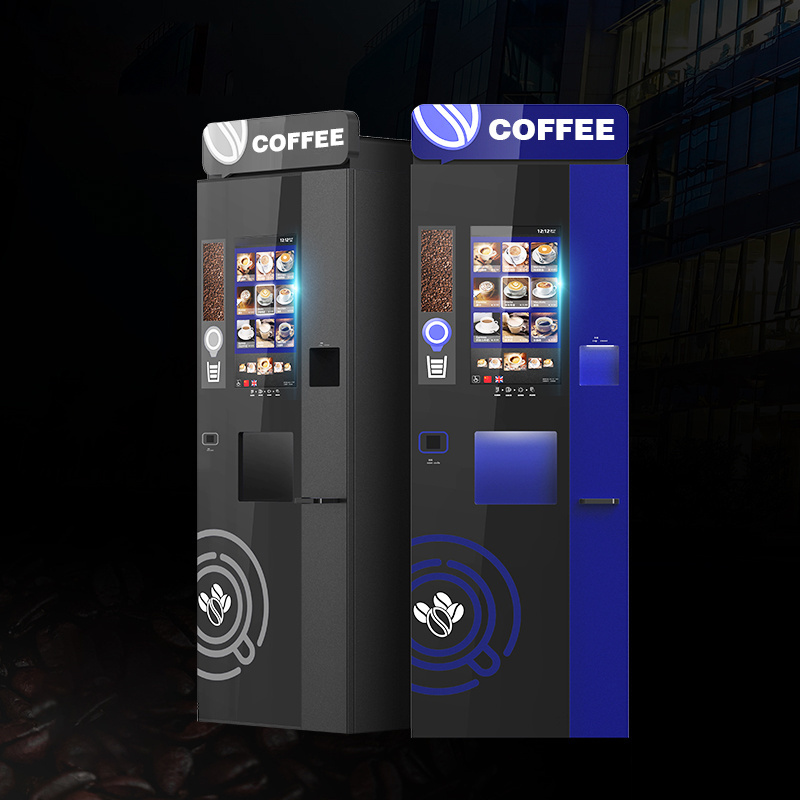 Coin operated coffee vending machine fully automatic coffee and tea vending machine with bill acceptor