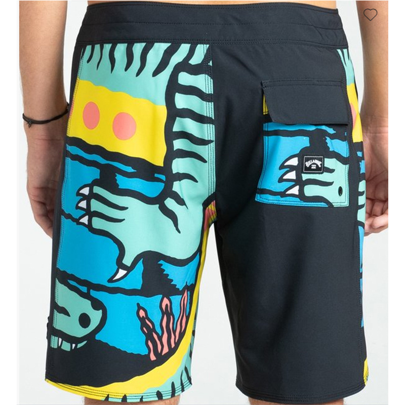 Top quality boardshorts 4 way stretch digital printing design hot sale swim trunks custom boardshorts