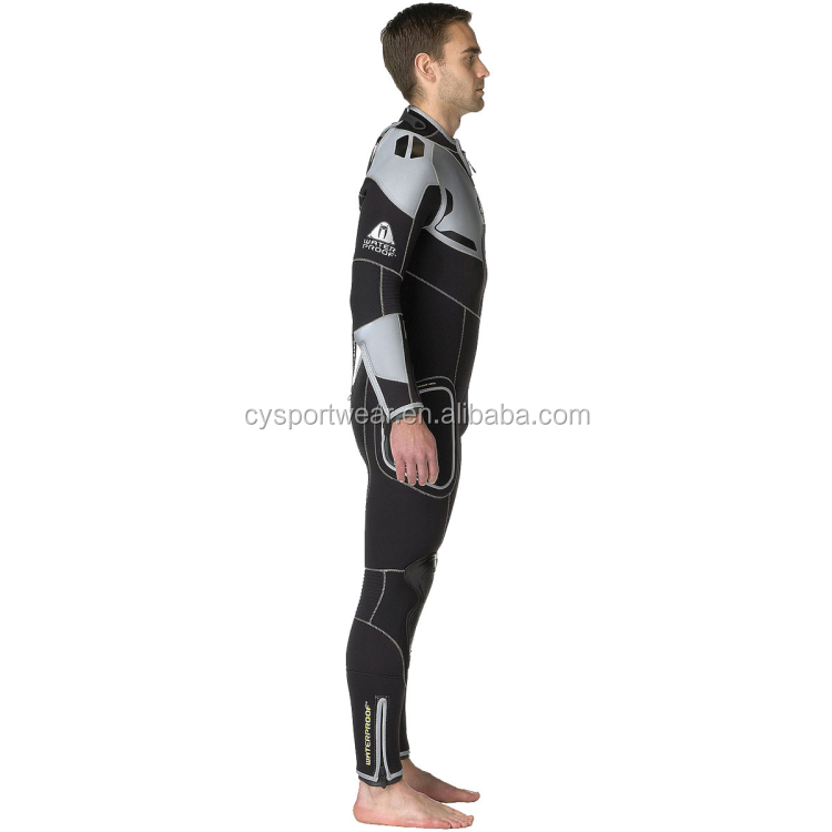 Custom make men scuba diving suit,spearfishing wetsuit,top quality rubber diving suit