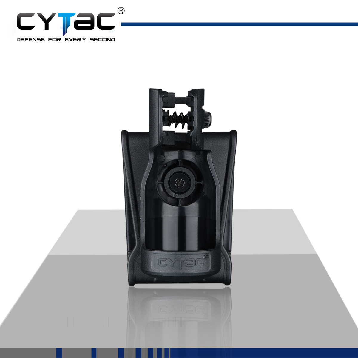 Cytac Polymer Universal Flashlight Holder Tool-free Adjustment Fits Most Flashlights Holder