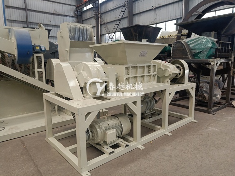 Scrap Metal Plastic Wood Glass Clothes Shredder Crusher Recycling Machine