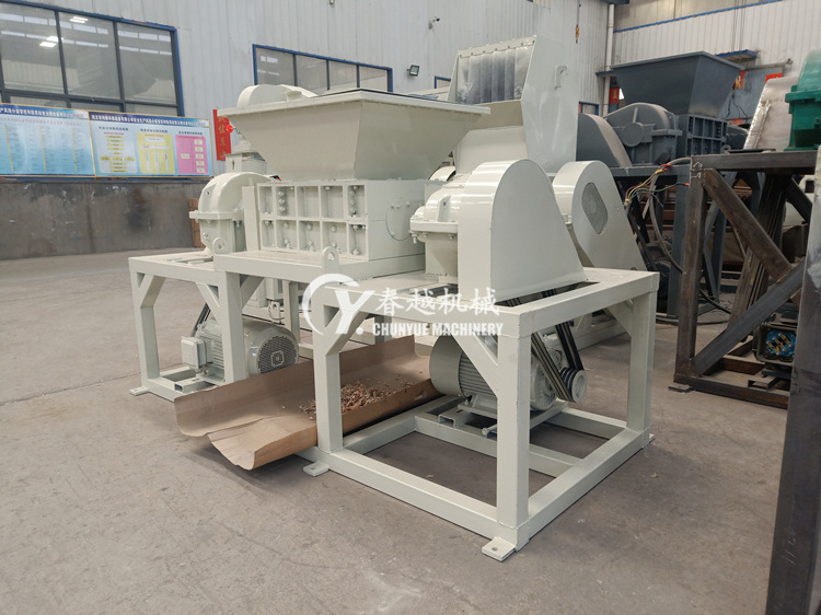 Good performance tire rubber shredder machine to make crumb rubber