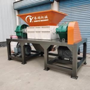 High Quality Double shaft shredder machine recycled plastic drum/ tire shredder machine