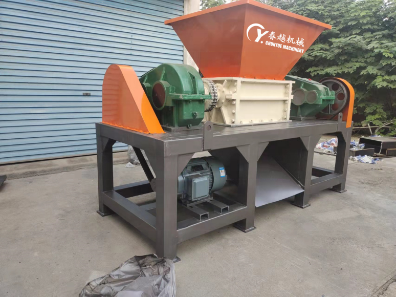 High Quality Double shaft shredder machine recycled plastic drum/ tire shredder machine