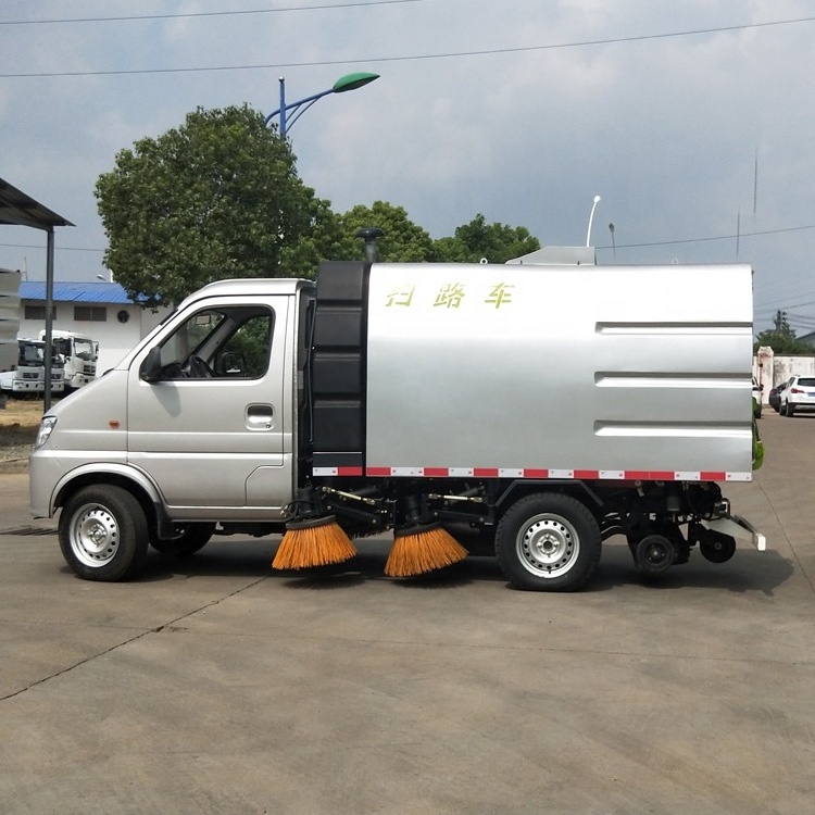 cheap Mini 4x2 street wash sweeper and road clean truck for sale