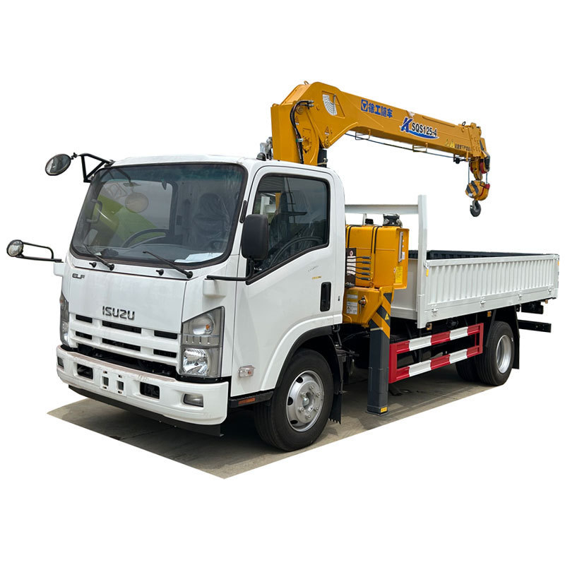 Mobile Mounted Cranes Crane Manufacturer Supply  ISUZU 5 ton Hydraulic Mobile Mounted Crane Truck