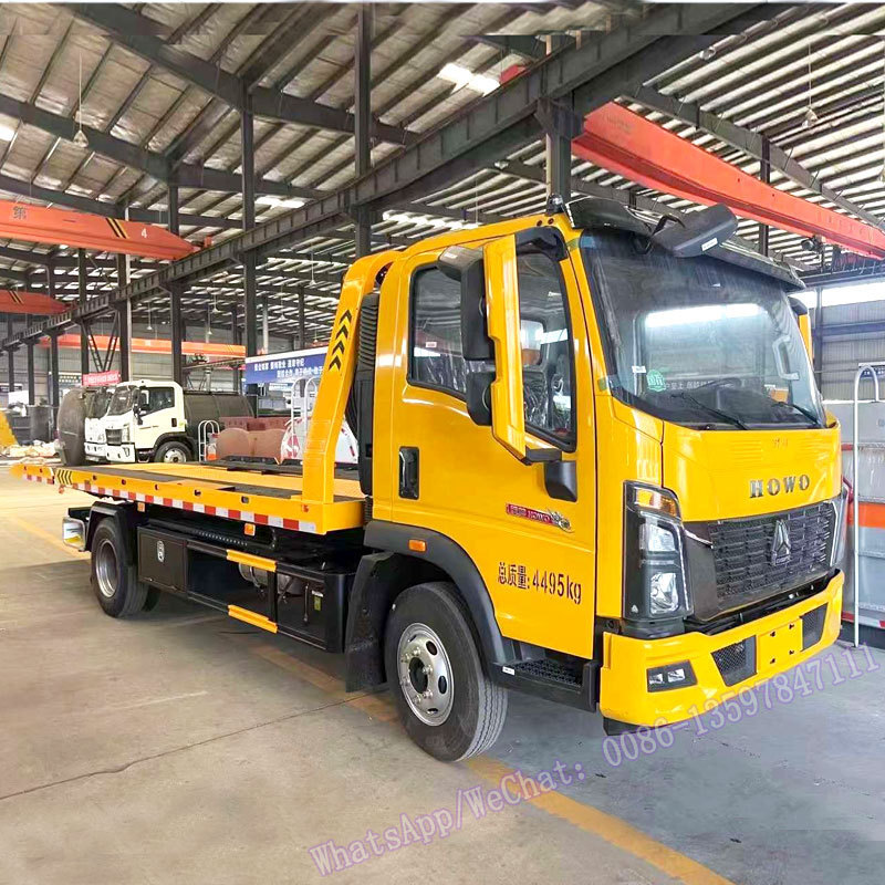 Gooder quality manufacturer China tow truck wrecker 4ton bed for sale