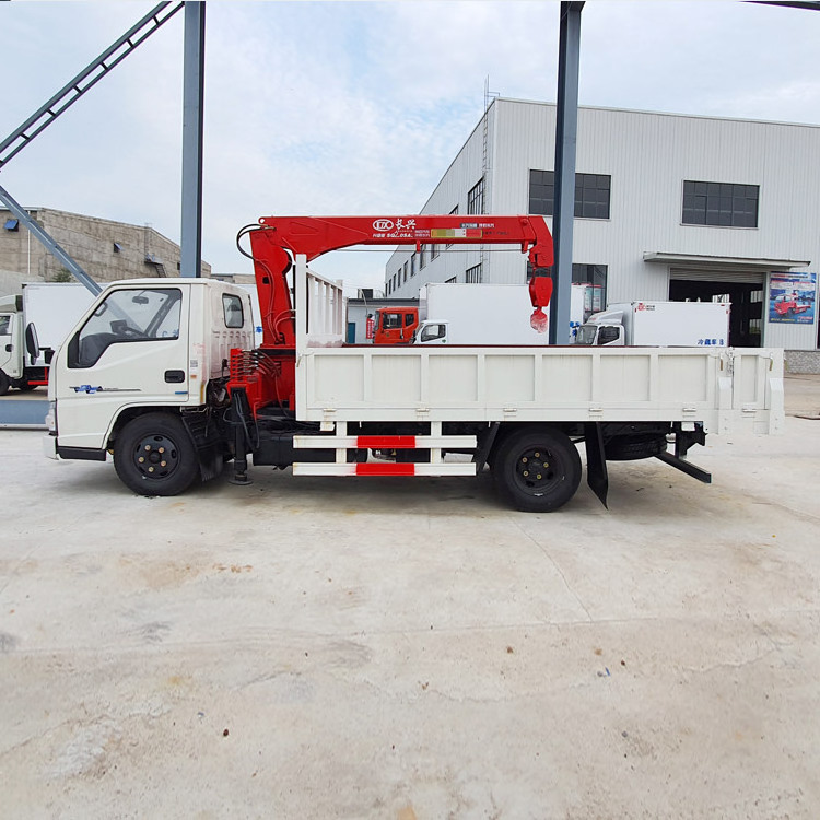 JMC changxing 2ton small palfinger  truck mounted crane for sale crane mounted truck