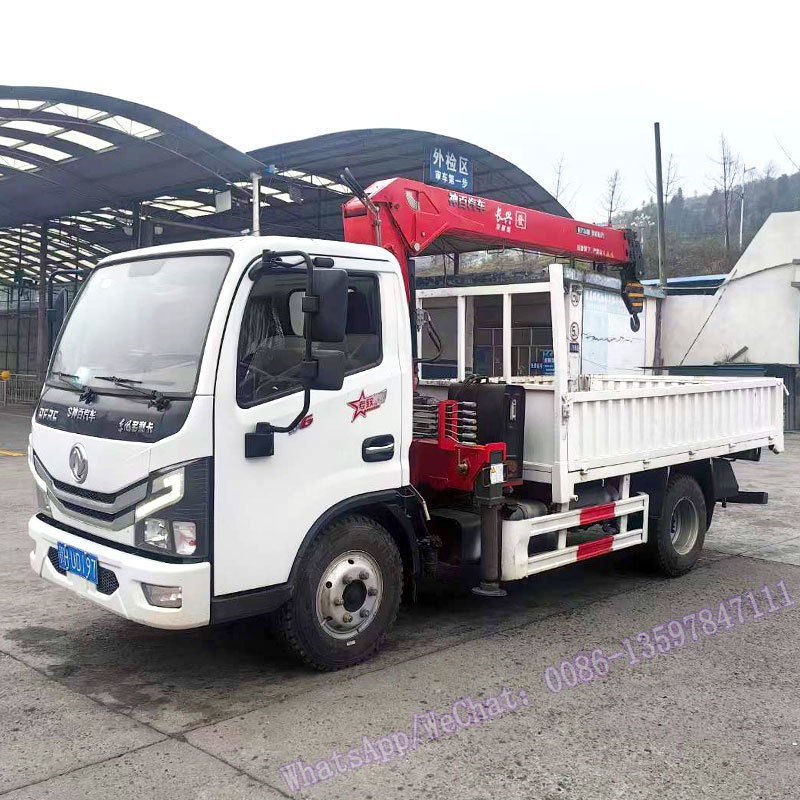 Factory price Small 3.2 Ton mini Truck Mobile Crane lorry mini truck mounted crane price