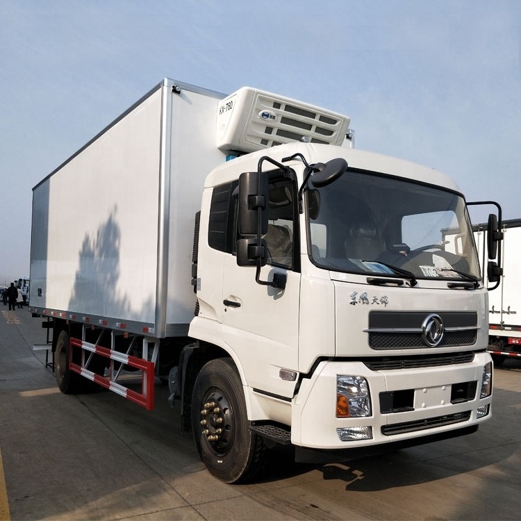 dongfeng mini refrigerated van truck for meat and fish,Fruit and vegetable cold chain  box car