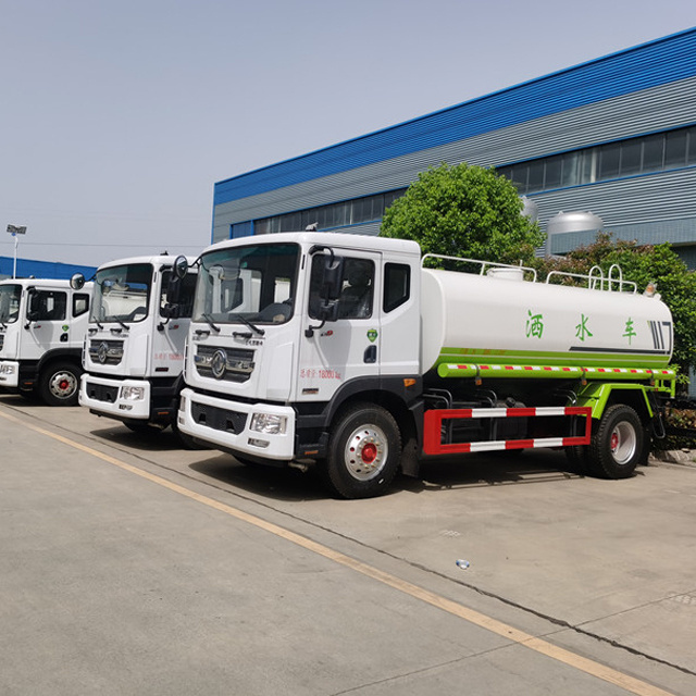 Dongfeng 12000 liter water tank truck 4x2 municipal sanitation road sprinkler for sale