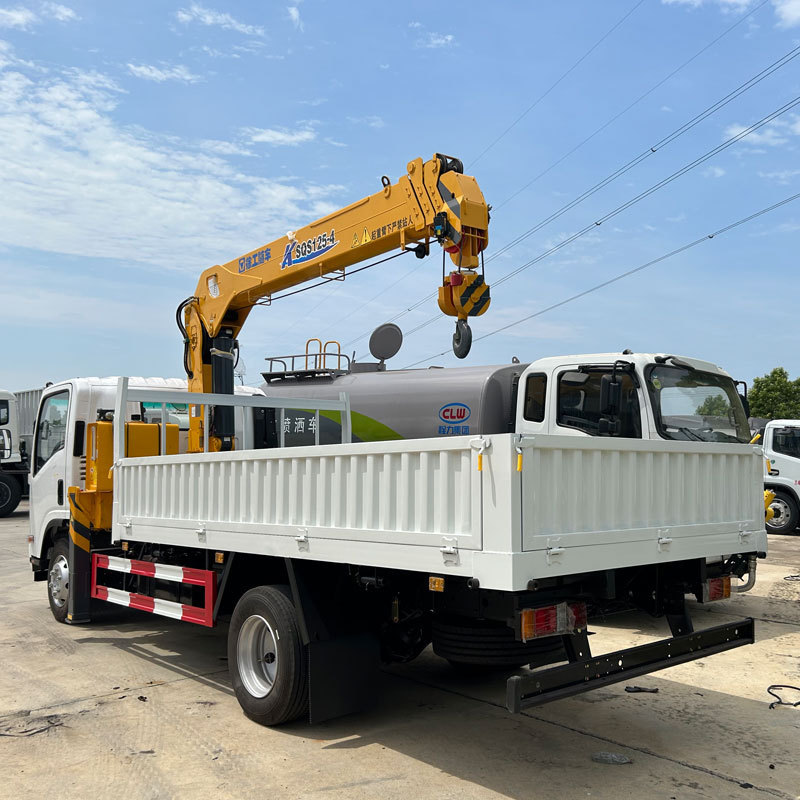 Mobile Mounted Cranes Crane Manufacturer Supply  ISUZU 5 ton Hydraulic Mobile Mounted Crane Truck