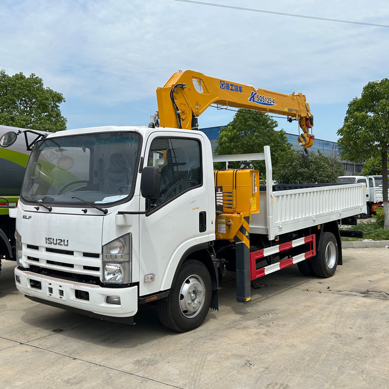 Mobile Mounted Cranes Crane Manufacturer Supply  ISUZU 5 ton Hydraulic Mobile Mounted Crane Truck