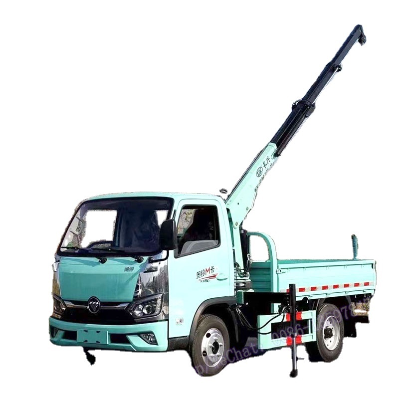 FOTON Small 2 Ton mini Truck Mobile Crane lorry mini truck mounted crane price