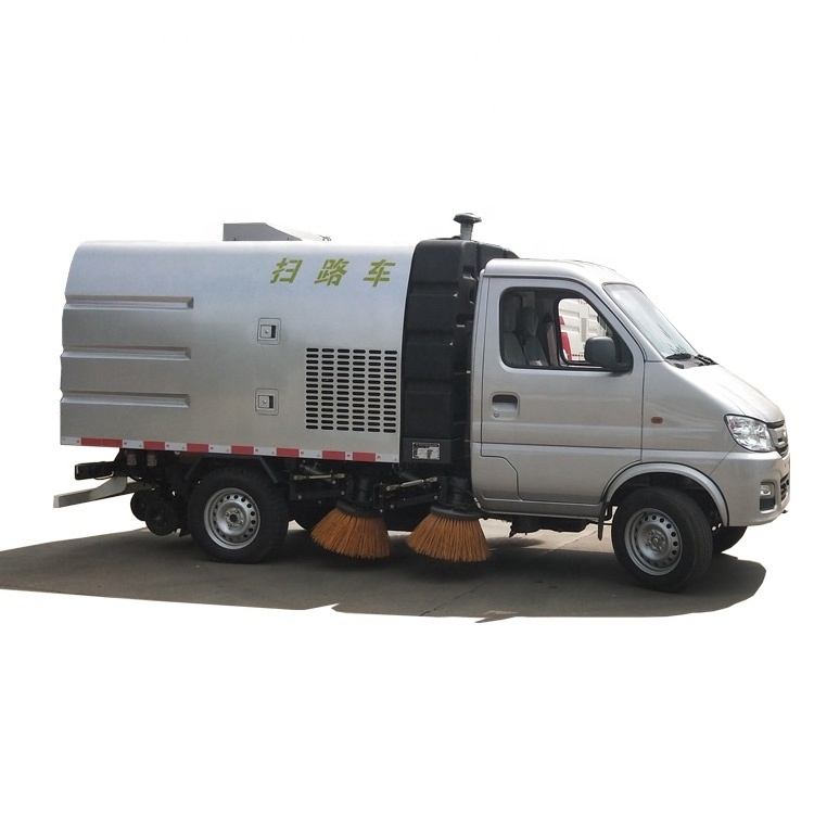 cheap Mini 4x2 street wash sweeper and road clean truck for sale