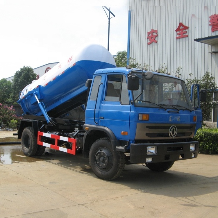 10000liters vacuum sewage suction tank truck for sale,4x2 Fecal suction truck for Septic tank