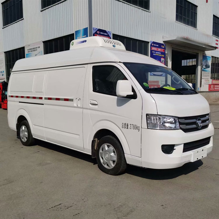 New Foton refrigerator van 1tons Freezer/chill cold chain Refrigerated logistics trucks