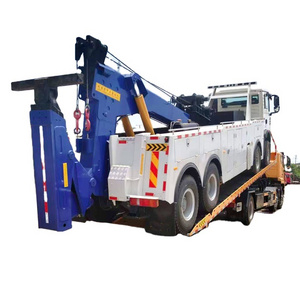 New 6x2 Hydraulic Flatbed Tow Truck with Crane 22Ton 12Ton 16Ton Boom Crane Wrecker Tow Truck on sale