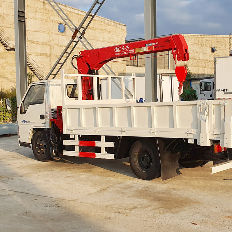 JMC changxing 2ton small palfinger  truck mounted crane for sale crane mounted truck