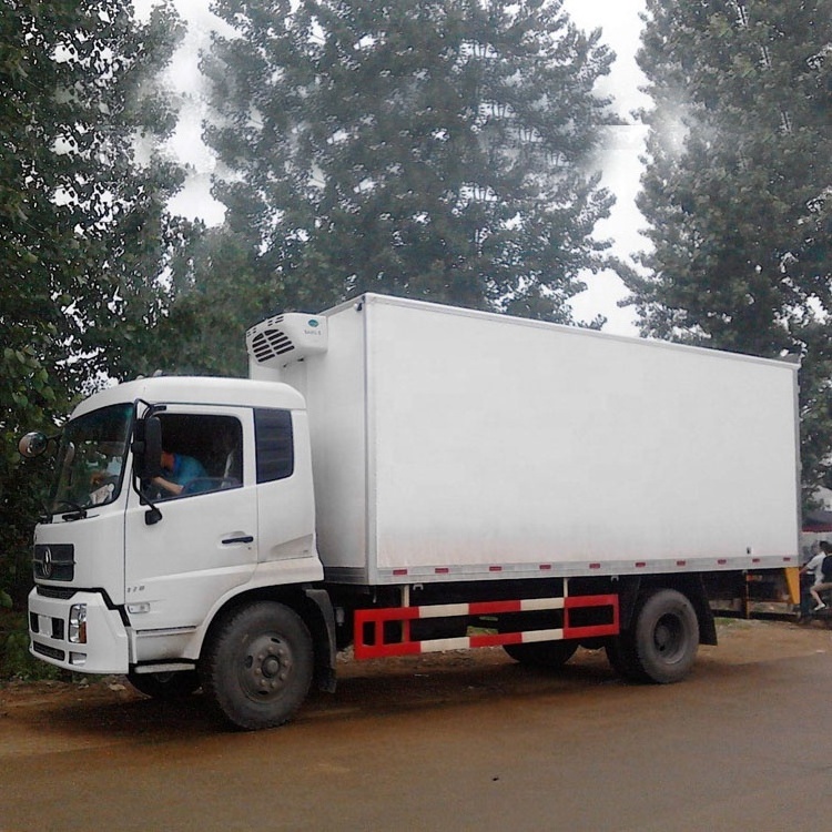 dongfeng mini refrigerated van truck for meat and fish,Fruit and vegetable cold chain  box car