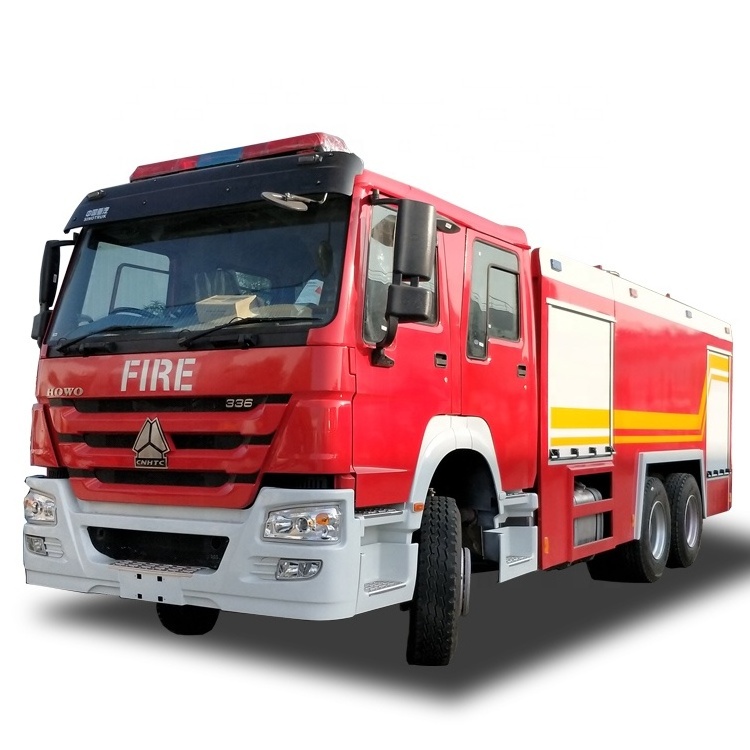 SINOTRUK 16000L foam and water fire truck 10 wheeler rescue fire fighting trucks