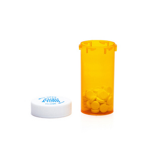 Plastic 6 dram to 60 dram rx medicine pharmaceutical child resistant cap vial pill 16 oz bottles with caps