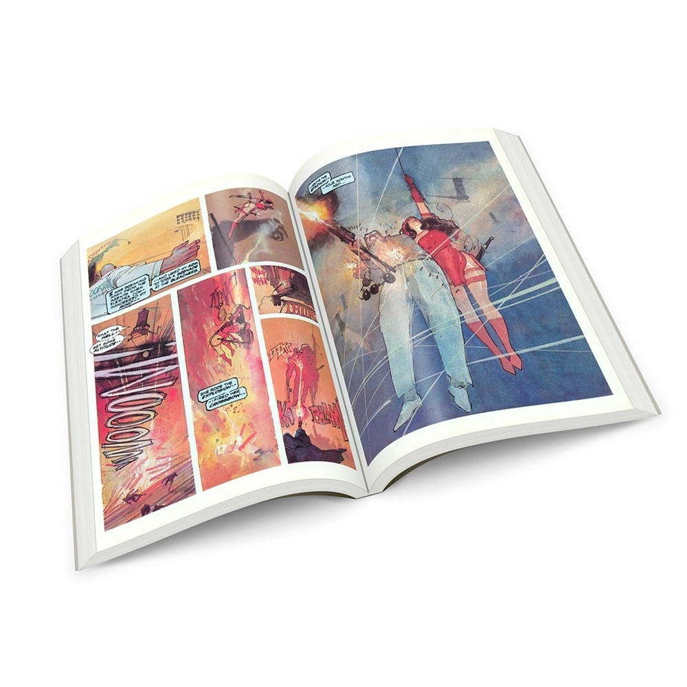 Custom Publishing Full Colour wholesalers marvel Anime Manga Printing Comic Book