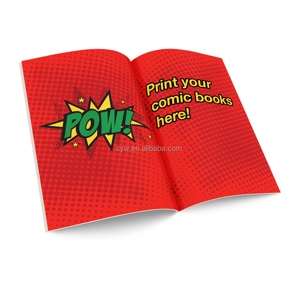 Custom Publishing Full Colour wholesalers marvel Anime Manga Printing Comic Book