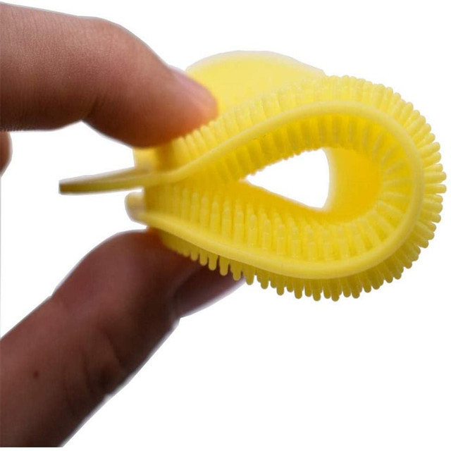 Silicone Dish Scrubber, Silicone Rubber Sponge Dishwasher Brush for Kitchen Dish Dishes Fruits Vegetables Washing and Cleaning