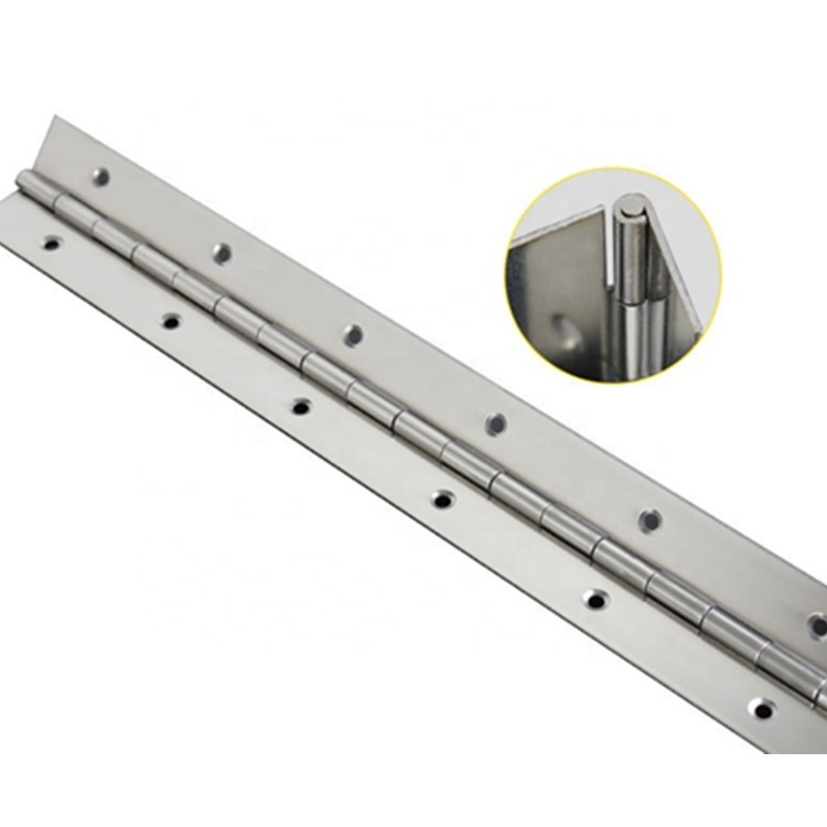 Stainless Steel Continuous Small Long Piano Hinge 180 Degree Piano Hinge Furniture Hinge