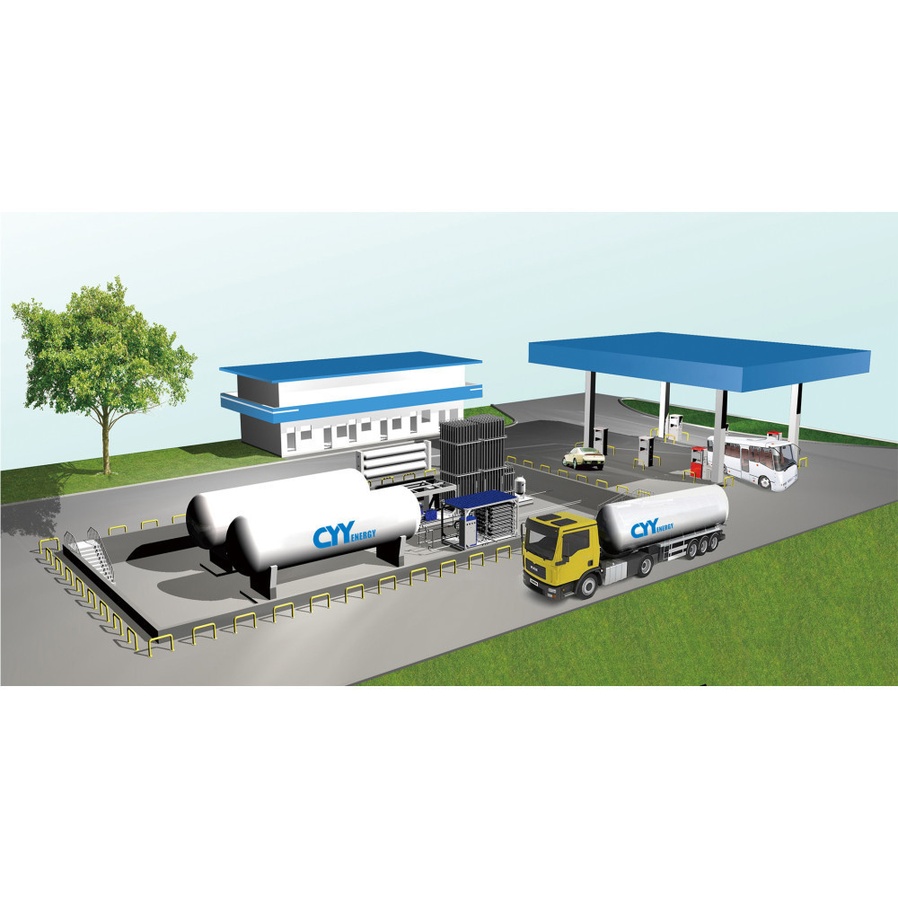 High Quality Skid Mounted LNG L-CNG Fueling Station with Low Price