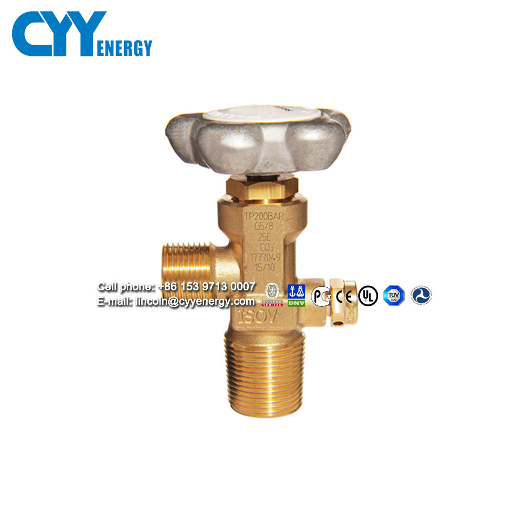 CGA580 /QF-2 valve Type CO2 Oxygen Nitrogen gas cylinder valve