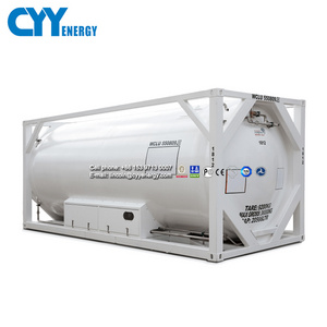 Cryogenic Liquid LOX/LIN/Lar/LCo2/LNG Storage Tank ISO Tank Container