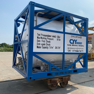 10ft Cryogenic Offshore Container Tank ISO tank for LOX LIN LAr LCO2 LNG LPG with Low Price