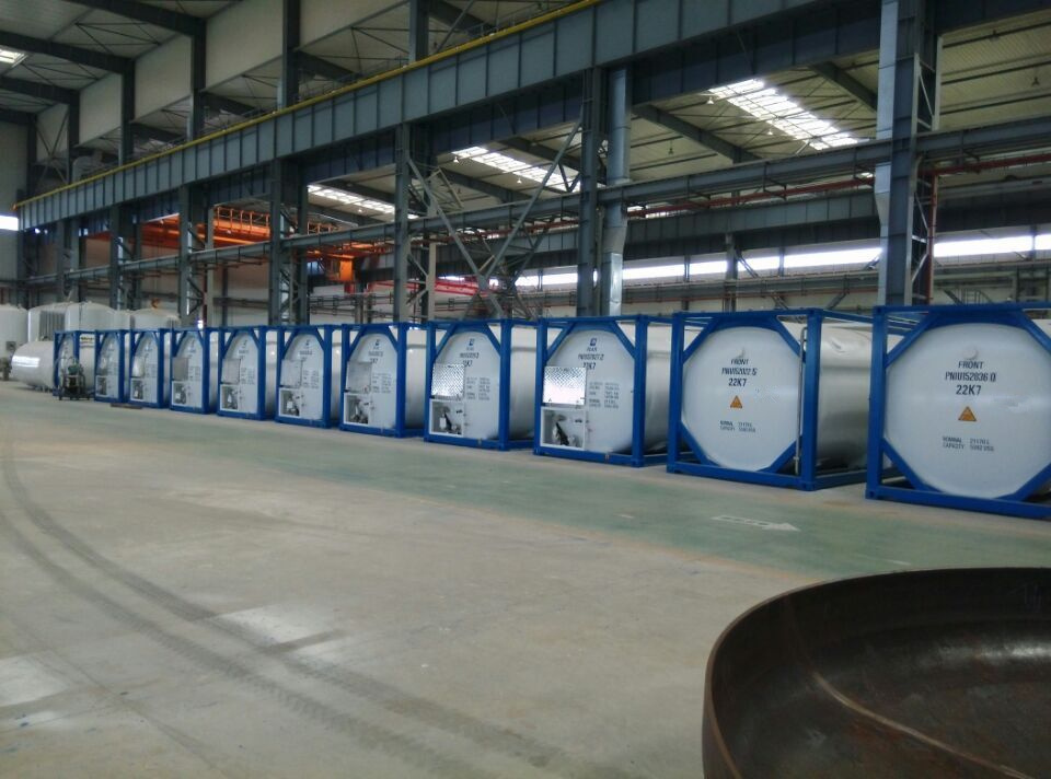 10ft Cryogenic Offshore Container Tank ISO tank for LOX LIN LAr LCO2 LNG LPG with Low Price