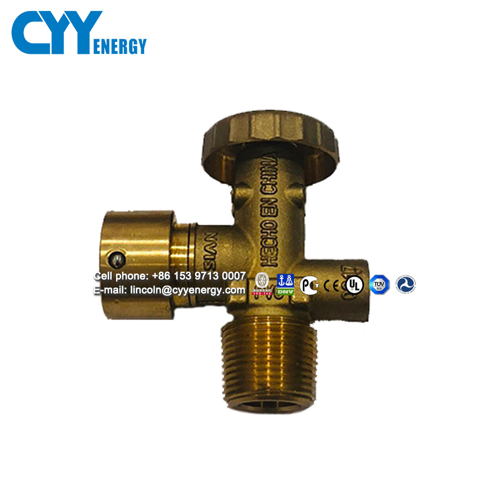 CGA580 /QF-2 valve Type CO2 Oxygen Nitrogen gas cylinder valve