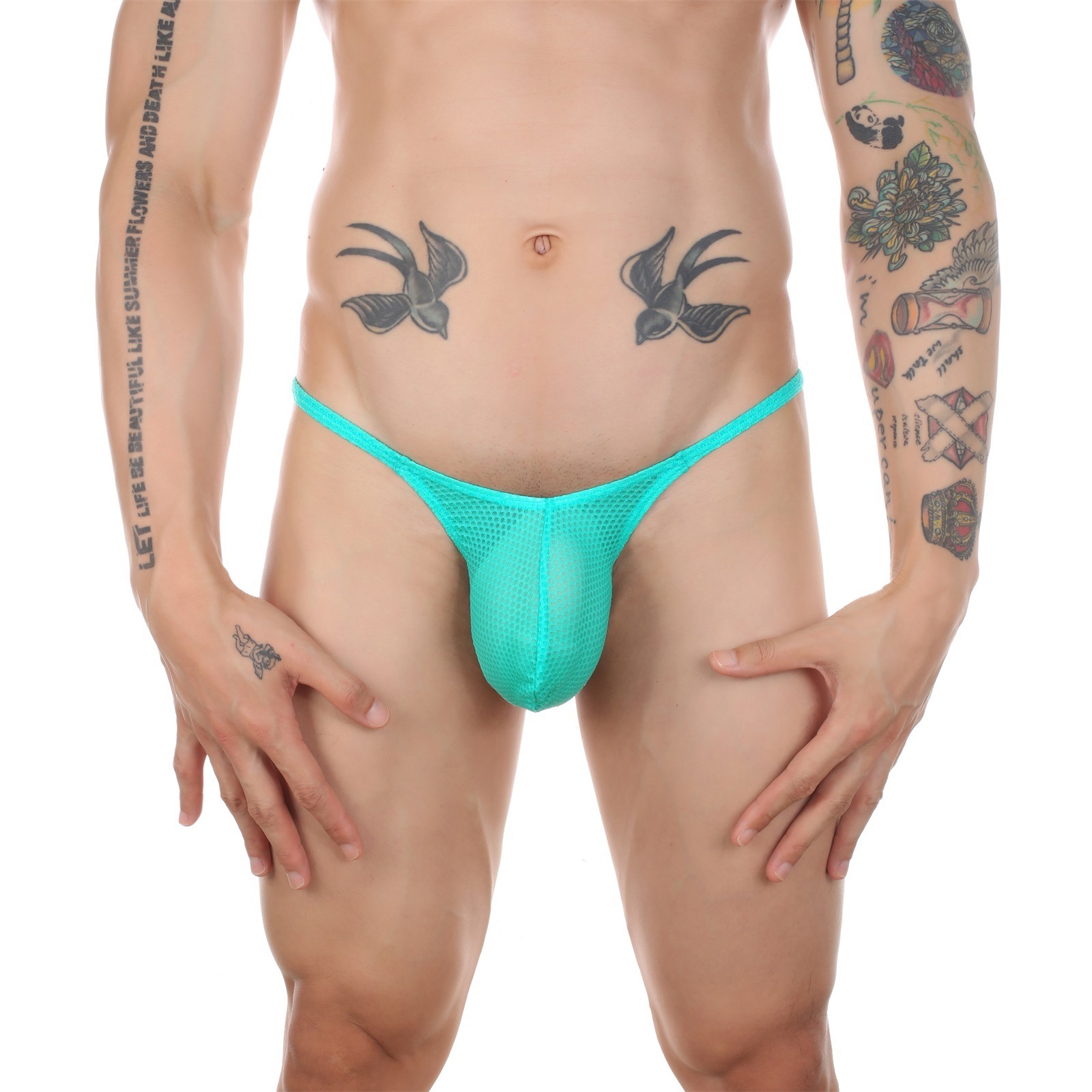 Mens Micro Thong Bikini Swimwear Ultra-Low