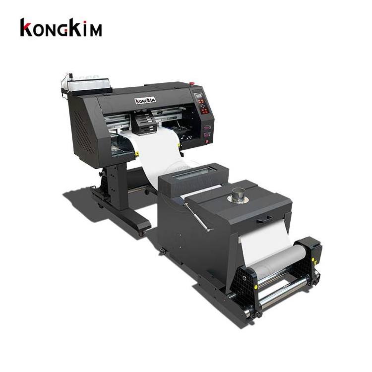 Dtf printer manufacturer 30cm XP600 printer dtf t-shirt cloth printing with keypad button powder shaker A3