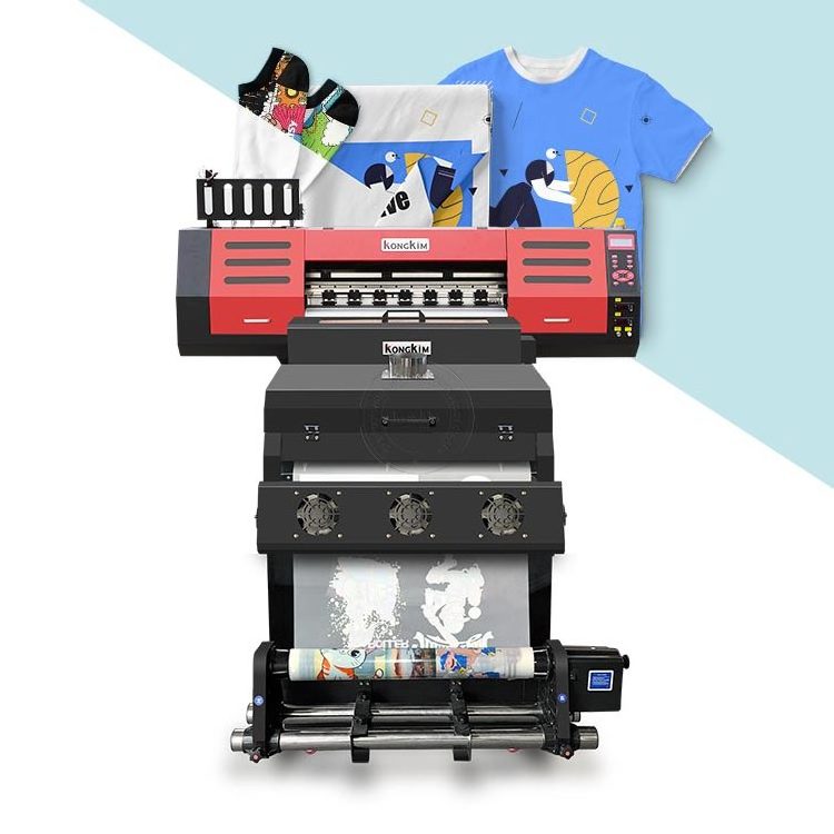 High quality DTF t-shirts bags hats shoes printing machine with 60cm dual i3200 xp600 printhead dtf printer