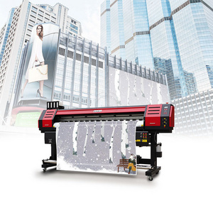 6 Feet 1.8m large format printer xp 600 printhead eco solvent printer First-class after-sales service