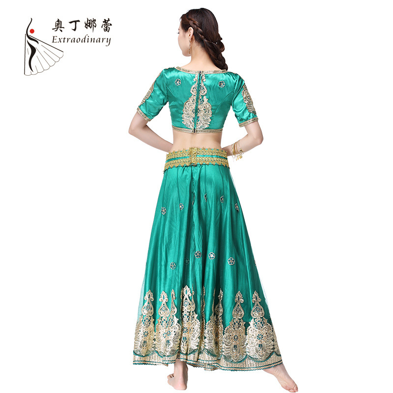 Indian sexy belly bollywood girls dance costumes clothing