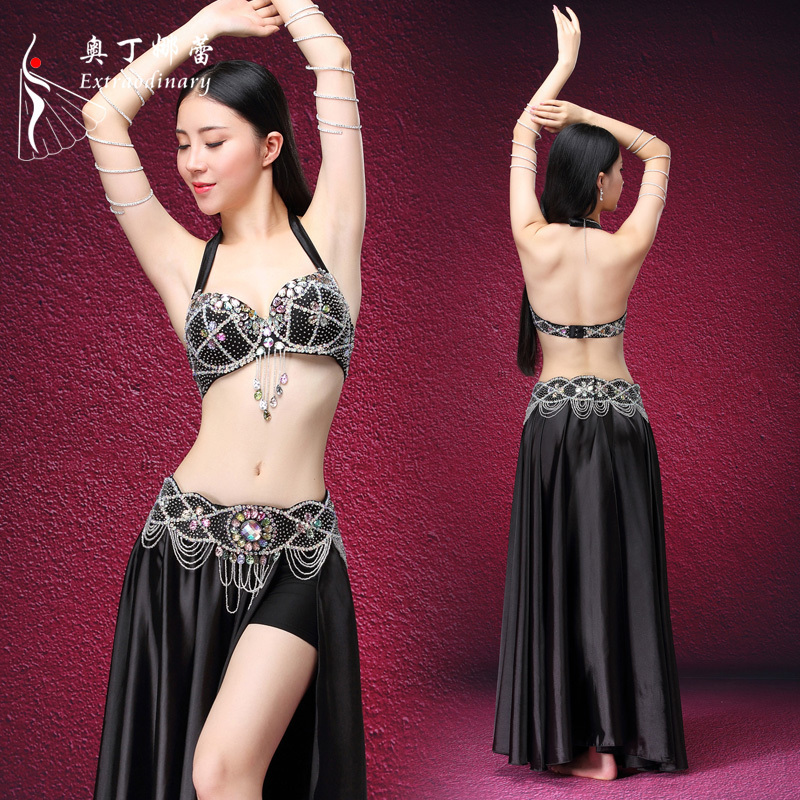 Cheaper Satin skirt Turkish Belly Dance Costume For Performance