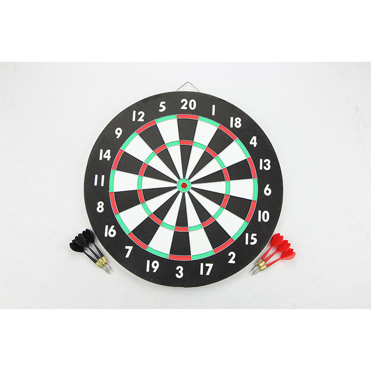 Safe cheaper custom paper dartboard/2019 New Dartboard With 6 Darts Wholesale Dart board Custom Types