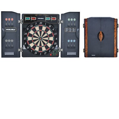 Hot Sale Safety LED Entertainment Dart Board with Cabinet doors