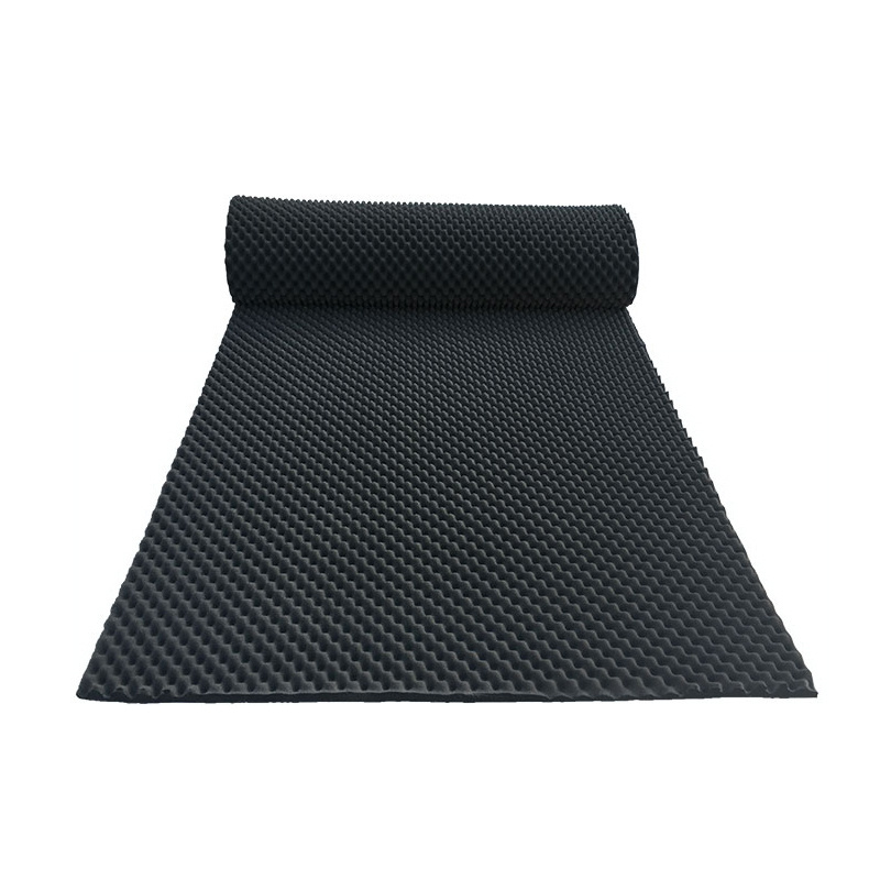 Convoluted Egg Crate Design black Acoustic Wedge Panel Studio Soundproofing Foam Wall Tiles 24