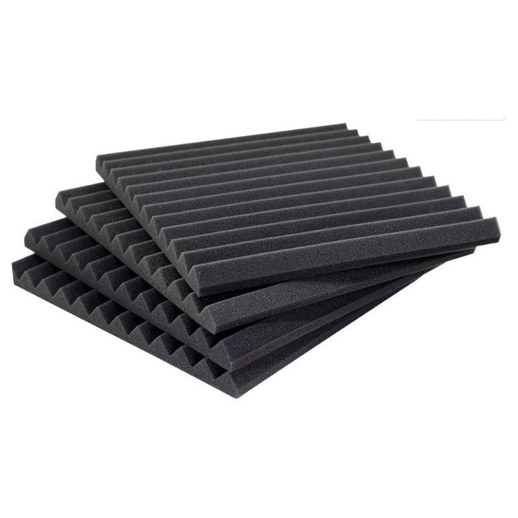 5cm thickness wave acoustic foam recording studio soundproofing