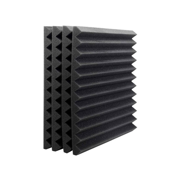 5cm thickness wave acoustic foam recording studio soundproofing