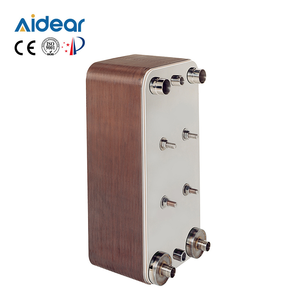 Aidear Stainless Steel plate heat exchanger with pre-cooler and separator designed for air dryer with 5HP air compressor